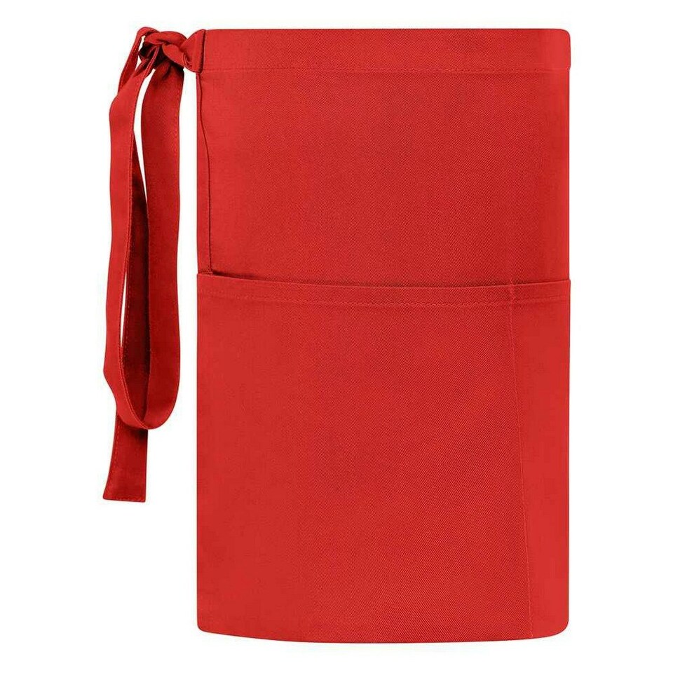 image 1 of Brand Lab Unisex Adult Short Apron - Red - One Size
