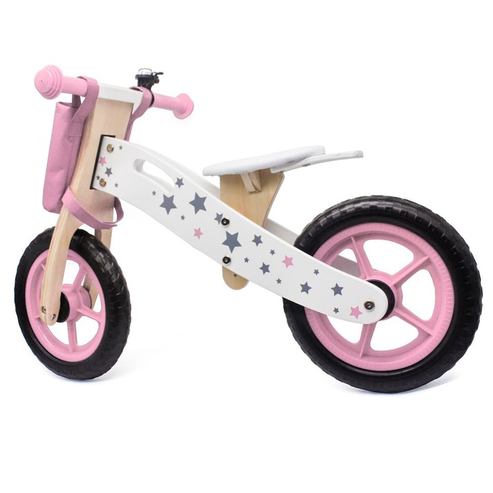image 1 of Kids Balance Training Bike First Bicycle Lightweight Steel Adjustable Seat Bell
