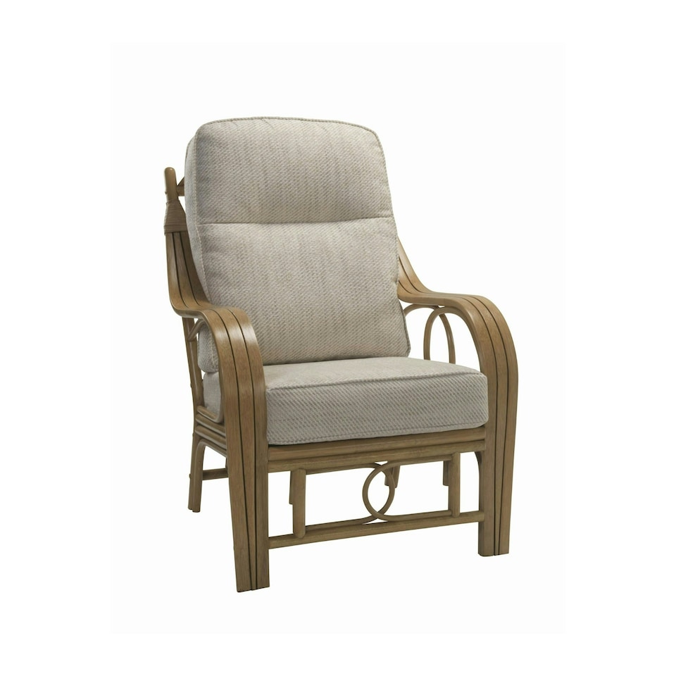image 1 of Desser Madrid Light Oak Rattan 2 Seater Sofa Set in Jasper - Conservatory Sofa Suite