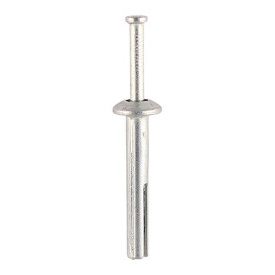 image 1 of Timco - Zamac Nail In Anchors - Zinc (Size 6.0 x 50 - 100 Pieces)