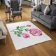 image 2 of Rose Print (Rug) Pink | Large: 140x200cm