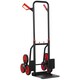 image 1 of DURHAND Stair Climbing Hand Truck, Heavy Duty Foldable Trolley on Wheels, Multi-Purpose Sack, Steel Truck Moving Trolley, 120kg, Red