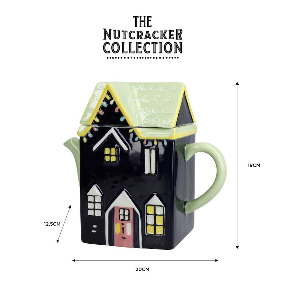 image 1 of Kitchencraft Teapot Nutcracker House 1.2L