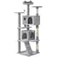image 1 of Yaheetech 156 cm Multilevel Indoor Cat Climbing Frame Light Grey