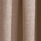image 3 of Matrix Latte Curtains 66 x 72 inch (168 x 183 cm) Room Darkening Pencil Pleat Thermal Noise Reducing Curtains for Bedroom and Living Room