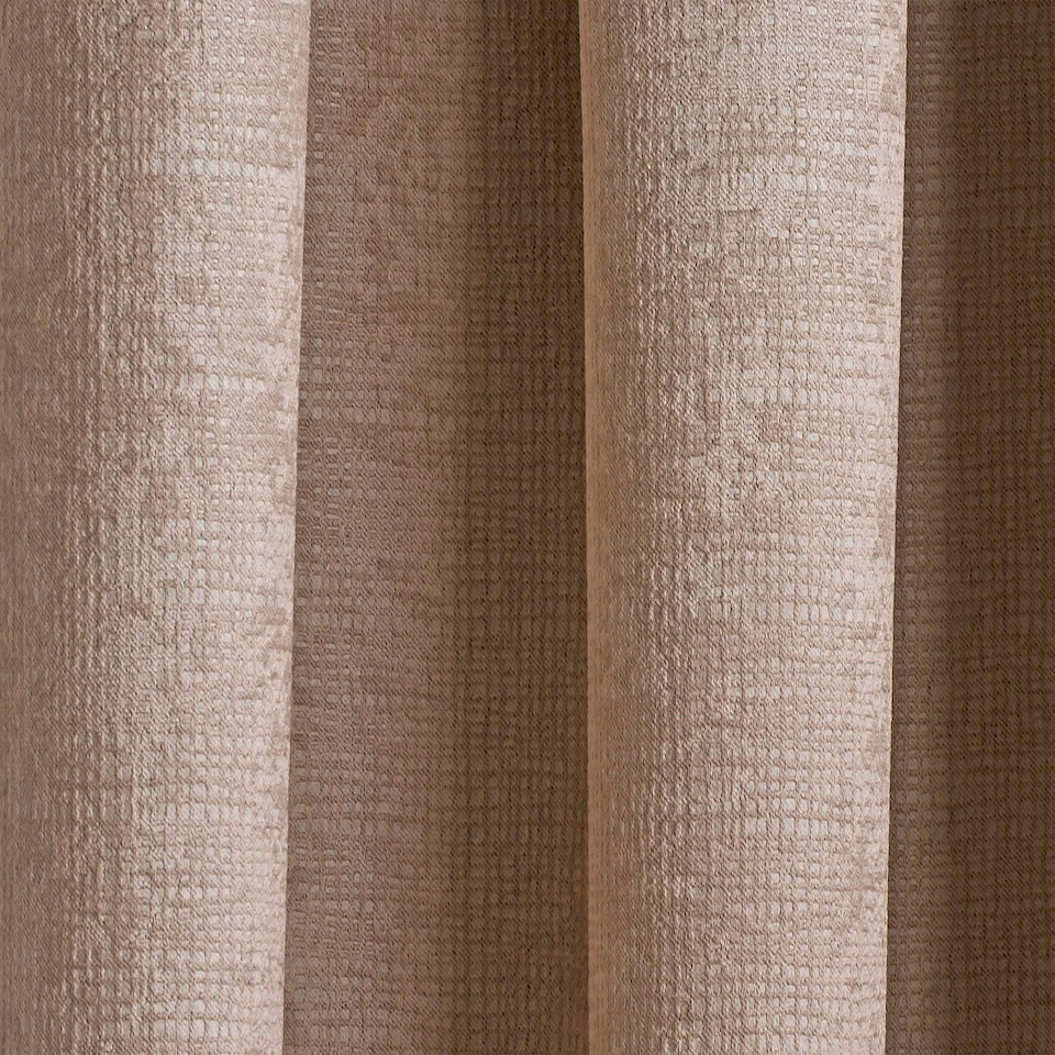 image 1 of Matrix Latte Curtains 66 x 72 inch (168 x 183 cm) Room Darkening Pencil Pleat Thermal Noise Reducing Curtains for Bedroom and Living Room