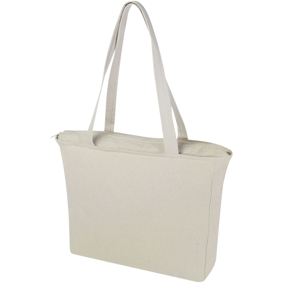 image 1 of Weekender Recycled Tote Bag - Oatmeal - One Size Grey