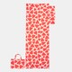 image 3 of OHS Heart Print Microfibre Quick Dry Spa Bath Beach Chair Cover Towel Bag Pink