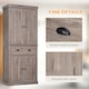 image 4 of HOMCOM Freestanding Pantry Cupboard Storage Cabinet Home Organizer Furniture