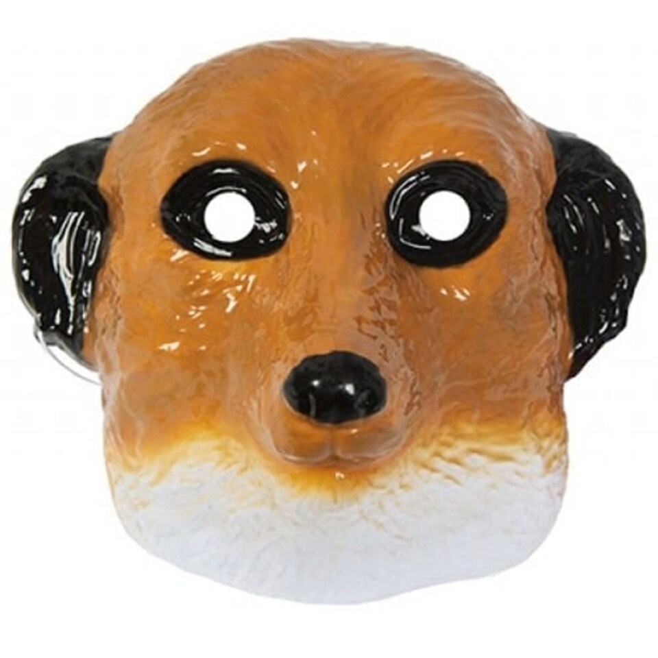 Meerkat Plastic Face Mask 21cm