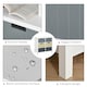 image 9 of HOMCOM Simple Chest of 6 Drawers Storage Cabinet for Dining