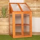 image 1 of Samuel Alexander Wooden Mini Greenhouse Cold Frame - Small Greenhouse H120 x W69 x D49cm