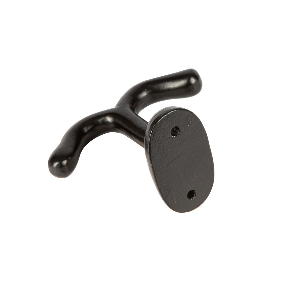 image 1 of Hammer & Tongs Double Ceiling Hook - W80mm x H60mm - Black