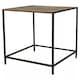 image 6 of Large Wood & Metal Side Table - 49.5 x 49.5 x 49 cm N/A | 0