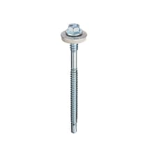 5.5/6.3X85 Hex Head Hi Thread Comp. Panel Self Drill Screw - Box of 100 | Silver