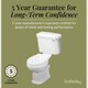 image 4 of Traditional Close Coupled Toilet Pan, Cistern & Soft Close Seat - 820mm x 470mm