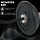 image 4 of SPORTNOW 120cm EZ Curl Bar, Olympic Barbell Bar for 5cm Weight Plates