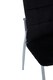 image 5 of Interiors By Premier Black Velvet High Back Dining Chair,Kitchen Chair With High Back,Chrome Finish Lounge Chair,Outdoor Chair | Black