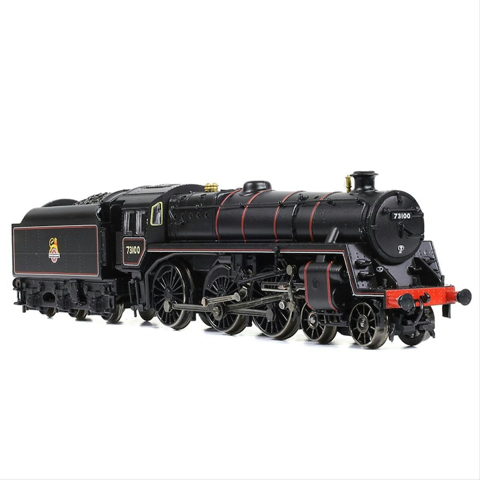 image 1 of Graham Farish 5MT w/BR1B Tender 73100 BR Early Lined Black