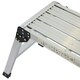 image 9 of Oypla 150kg Folding Aluminium Work Platform Step Up Bench Ladder EN131 Silver