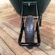 image 8 of 110 Litre 150kg Capacity Heavy Duty Outdoor Pneumatic Plastic Garden Wheelbarrow in Green