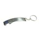 image 1 of FC Barcelona Official Football Sleek Bottle Opener Keyring - Silver/Blue - One Size