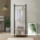 image 5 of Scala Open Wardrobe with 2 Shelves Brown | Oak / Natural