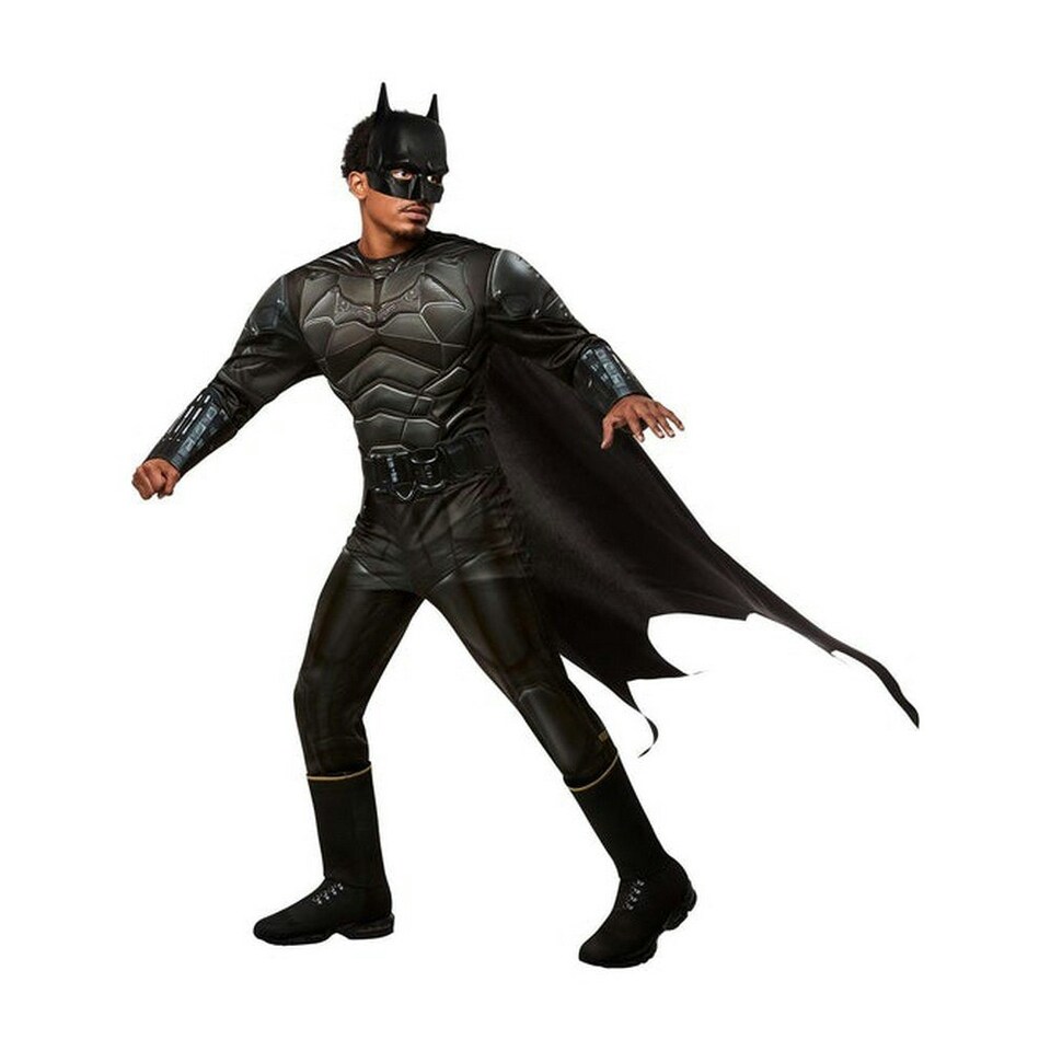 image 1 of Batman Mens Deluxe Costume - Black - XL XL