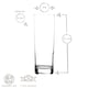 image 3 of LAV Ada Highball Glasses - 315ml - Clear - Pack of 6