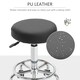 image 5 of Vinsetto Round PU leather Salon Beautician Stool Adjustable Height w/ Footrest