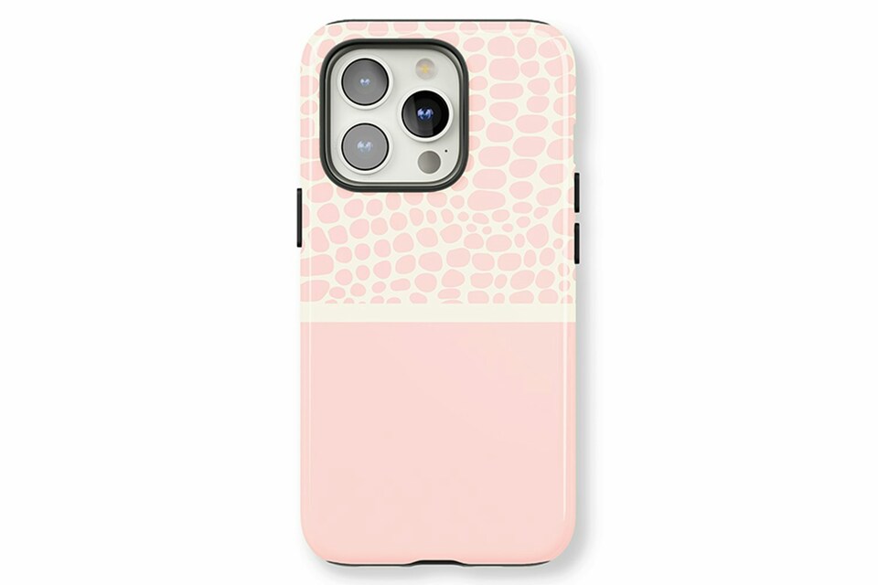 image 1 of Pink Pebble Phone Case | Pink | iPhone 12 Pro
Tough | iPhone 12 Pro
Tough