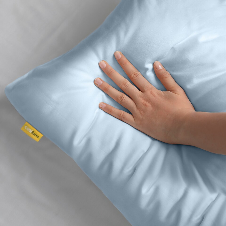 image 1 of Cosi Home 80 x 50 cm Blue Cooling Pillow Case - 2 Pack