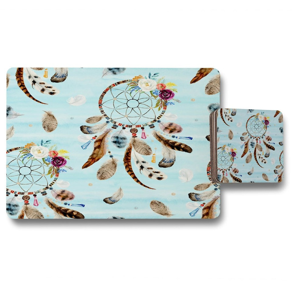 tribe decor (Placemat & Coaster Set)
