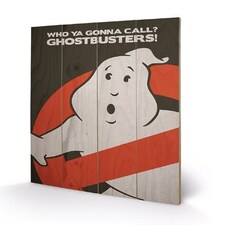 GHOSTBUSTERS (LOGO) &nbsp; - WOOD PANEL