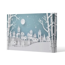Winter snow urban countryside (canvas) 91 x 61 x 4cm
