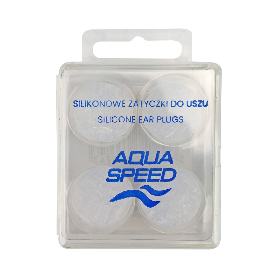 image 1 of Unisex Soft Silicone Swimming Earplugs | Reusable Earplugs with Case Included