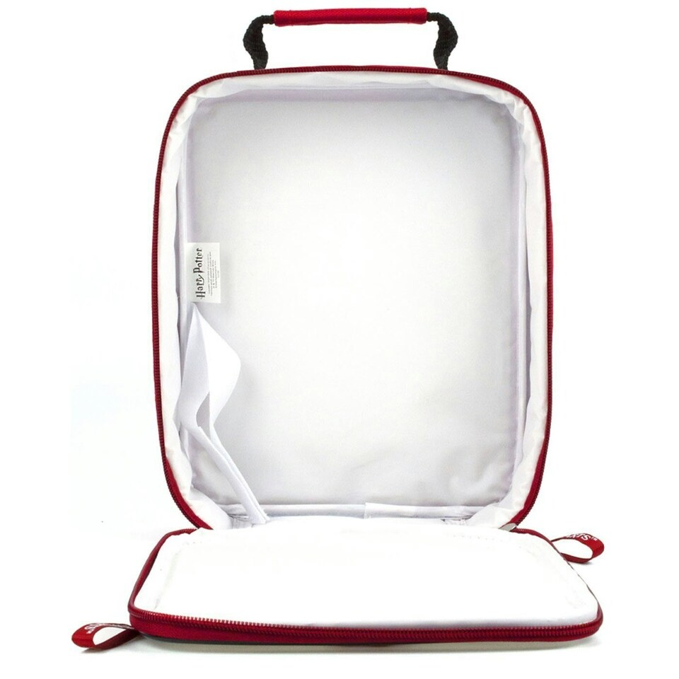image 1 of Harry Potter Owl Hedwig Lunch Bag - White/Red - One Size