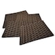 image 2 of Holly International Brown Rattan Folding Christmas Tree Skirt Collar