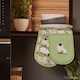 image 5 of Ulster Weavers Woolly Sheep Double Oven Glove Green