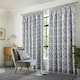 image 4 of Skandi Pencil Pleat Curtains - Silver - 167 cm x 137 cm