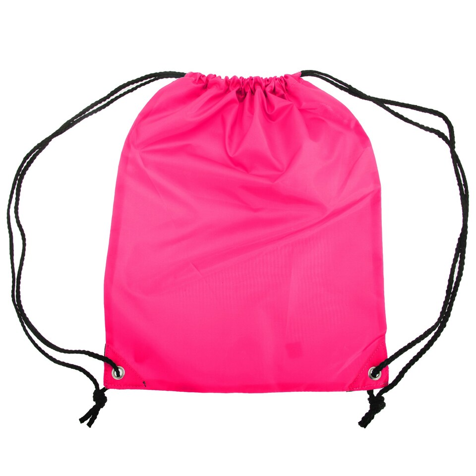 image 1 of Shugon Stafford Plain Drawstring Tote Bag - 13 Litres - Hot Pink - One Size Pink | One Size