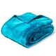 image 8 of Mink Throw Soft Touch Blanket Fleece Faux Fur 150x200cm | Blue