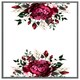 image 4 of Open roses (Picture Frame) White | S