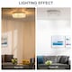 image 5 of HOMCOM Crystal Ceiling Light Modern Chandeliers for Living Room Bedroom Silver