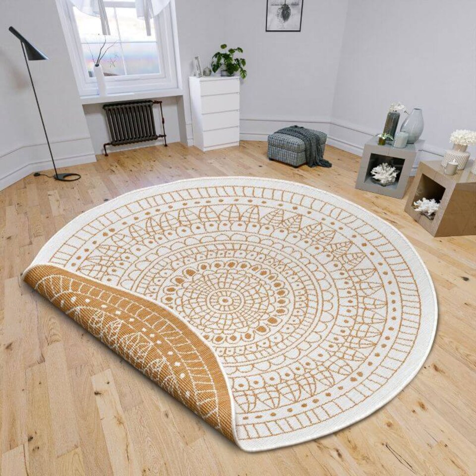 image 1 of The Rugs Porto Reversible Indoor Outdoor Rug Flatweave Polypropylene Design
