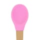 image 4 of Tiny Dining Bamboo Silicone Tip Spoon - Pink - Children's Baby Toddler Soft Curved Feeding Weaning Spoon