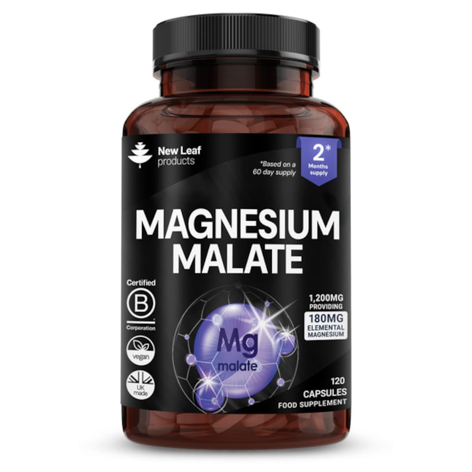image 1 of Magnesium Malate 120 High Strength Capsules 1200mg