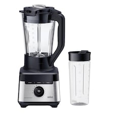 Braun JB 7551 BK 2 L Cooking blender 1400 W Black Stainless steel Transparent