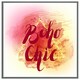 image 4 of Boho chic lettering on beautiful watercolour (Picture Frame) White | S