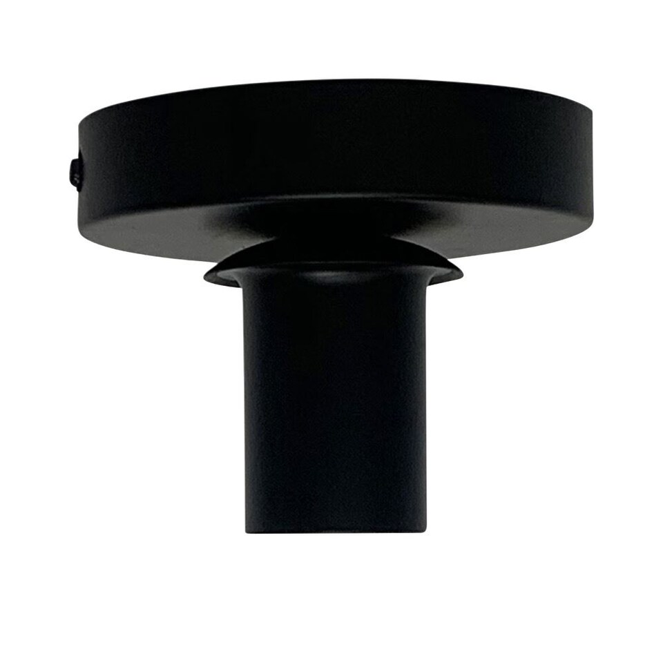 image 1 of Cynthia - Black Ceiling Flush Mount Ceiling Light for Easy Fit Shades